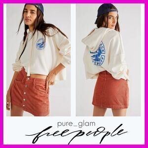 Free People corduroy mini skirt